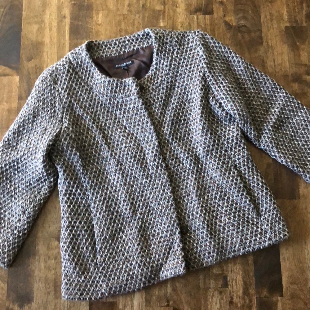Eileen Fisher women’s blazer jacket 8p